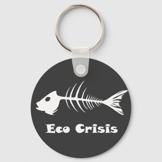 Fishbone Eco Crisis Dark Sleutelhanger (Voorkant)