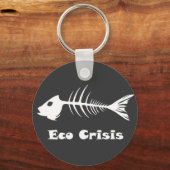 Fishbone Eco Crisis Dark Sleutelhanger (Voorkant)