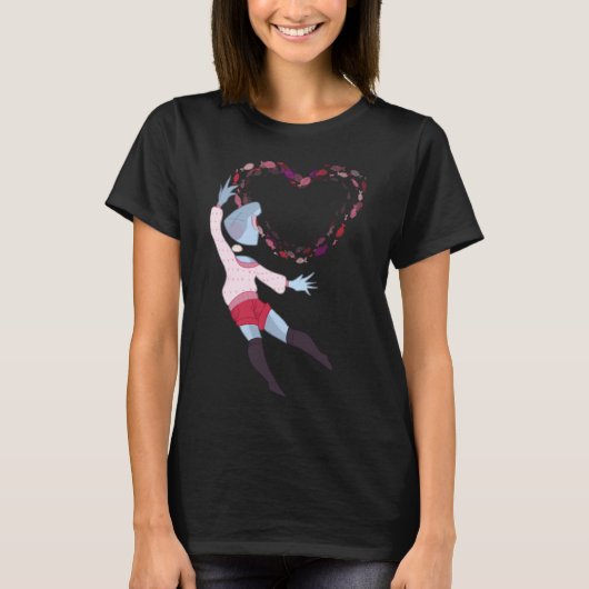 Fishbone Valentijnsdag T-shirt (Voorkant)