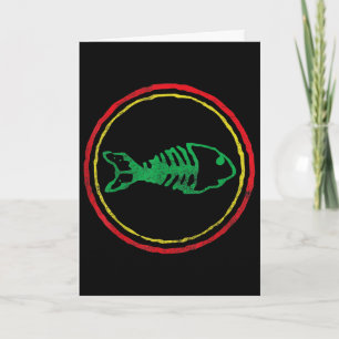 Fishbones Ska Punk Heren Dames Moeders Vaderdag Kaart