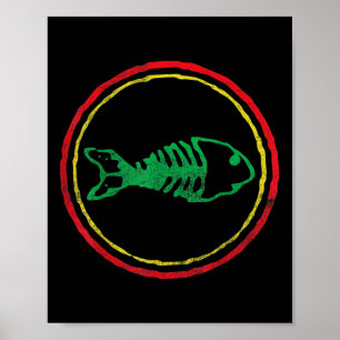 Fishbones Ska Punk Mannen Vrouwen Moeders Vaderdag Poster