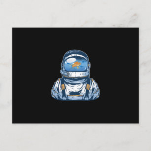 Fishbowl Astronaut Briefkaart