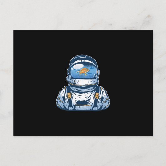 Fishbowl Astronaut Briefkaart (Voorkant)