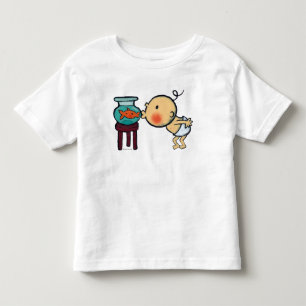 Fishbowl Kisses Oranje Goldfish Kinder Shirts