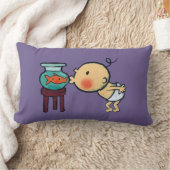 Fishbowl Kisses Oranje Goldfish Kussen (Deken)