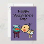 Fishbowl kust Oranje Goudvis Feestdagenkaart (Voorkant / Achterkant)