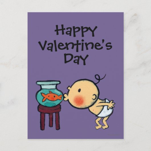 Fishbowl kust Oranje Goudvis Feestdagenkaart (Voorkant)