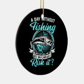 Fisher A Day zonder Geviste Keramisch Ornament (Rechts)