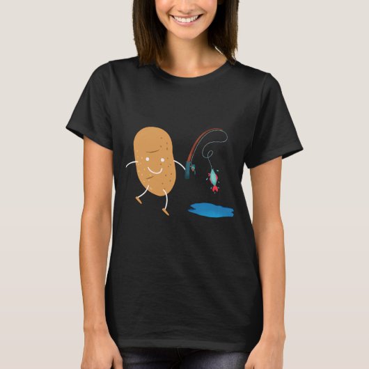 Fisher Aardappel T-shirt (Voorkant)