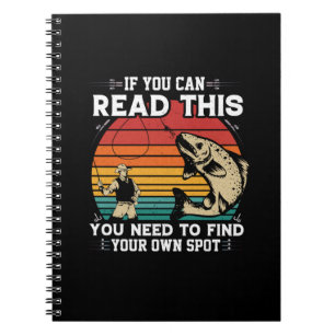 Fisher als je dit kunt lezen notitieboek