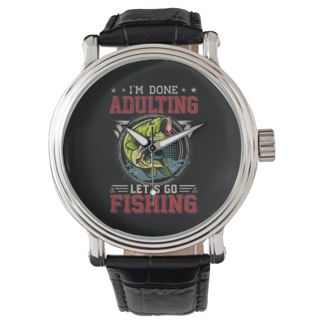 Fisher Art Let's Go Vist Horloge (Voorkant)