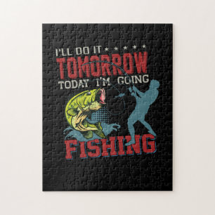 Fisher Art vandaag ga ik Gevist worden Legpuzzel