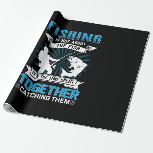 Fisher Art Vist het is de tijd die samen wordt bes Cadeaupapier
