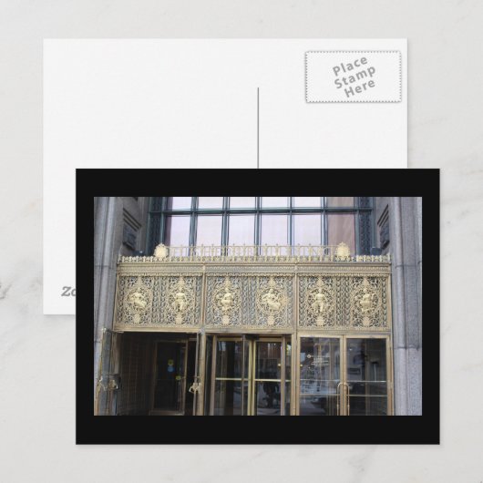 Fisher Building, Detroit, Michigan Briefkaart (Voorkant / Achterkant)