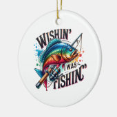 Fisher Cadeau Wensende dat ik Gevist was Keramisch Ornament (Links)