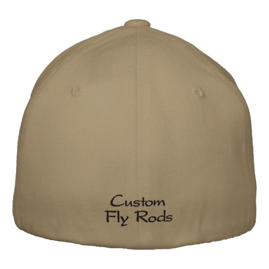 Fisher Custom Fly Rods Geborduurde Pet (Achterkant)