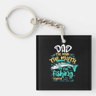 Fisher Dad The Vissen Legend Sleutelhanger