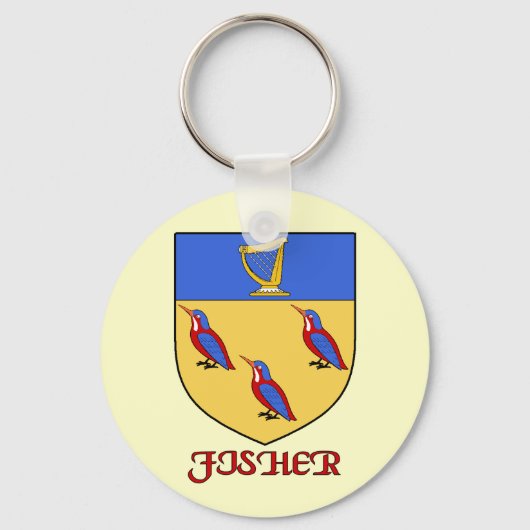 Fisher Family Shield Sleutelhanger (Voorkant)