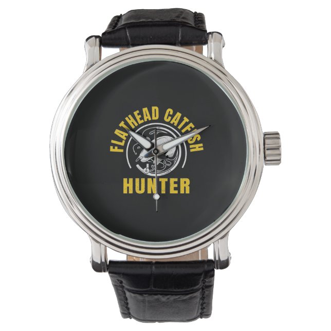 Fisher Freshwater Catfish Hunter Horloge (Voorkant)