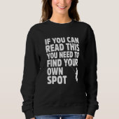 Fisher Funny Fishing Fly Fishing Fish_4 Trui (Voorkant)