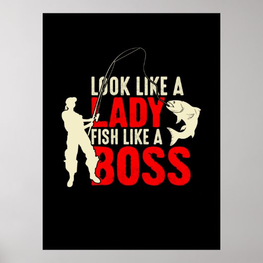 Fisher geeft een dame als een boot poster (Voorkant)