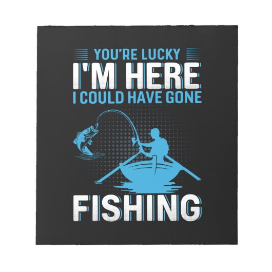 Fisher Gift dat ik kon hebben Gevist Notitieblok (Voorkant)
