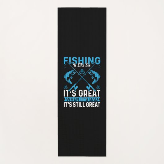 Fisher Gift Fishing Is Great Yogamat (Voorkant)