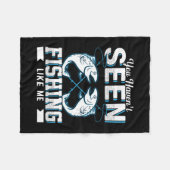 Fisher Gift Fishing Like Me Fleece Deken (Voorkant (Horizontaal))