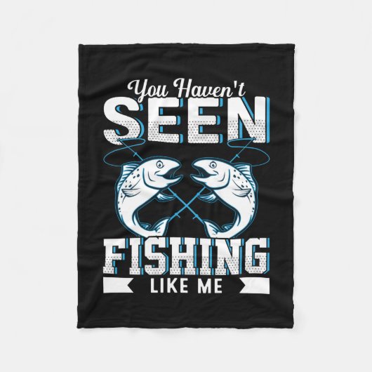 Fisher Gift Fishing Like Me Fleece Deken (Voorkant)