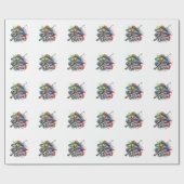 Fisher Gift Gevist Cadeaupapier (Vlak)