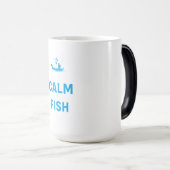 Fisher Gift houdt kalm en vis aan Magische Mok (Voorkant rechts)