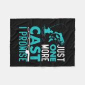 Fisher Gift nog een vis die ik beloof Fleece Deken (Voorkant (Horizontaal))