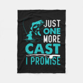 Fisher Gift nog een vis die ik beloof Fleece Deken (Voorkant)