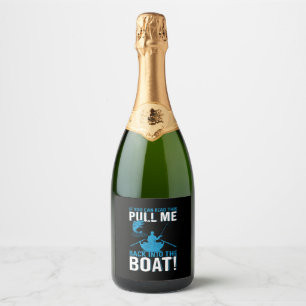Fisher Gift terug in de boot Sparkling Wijnetiket
