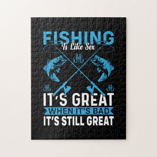 Fisher Gift Vist geweldig Legpuzzel (Verticaal)