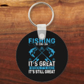 Fisher Gift Vist geweldig Sleutelhanger (Voorkant)