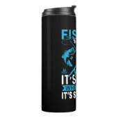Fisher Gift Vist geweldig Thermosbeker (Gedraaid links)