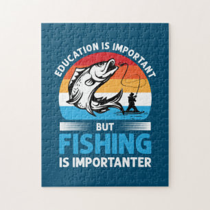 Fisher Gift Vist is belangrijk Legpuzzel