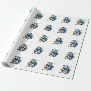 Fisher Gift Vist is mijn leven Cadeaupapier
