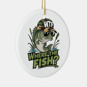 Fisher Gift where the Fish Keramisch Ornament (Rechts)