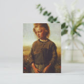 Fisher girl, 1874 briefkaart (Staand voorkant)