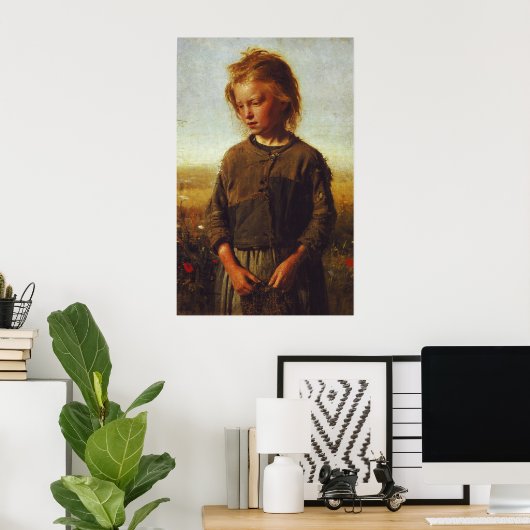 Fisher girl, 1874 poster (Thuiskantoor)