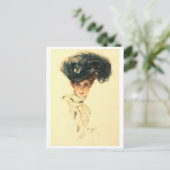 Fisher Girl, Harrison Fisher Briefkaart (Staand voorkant)