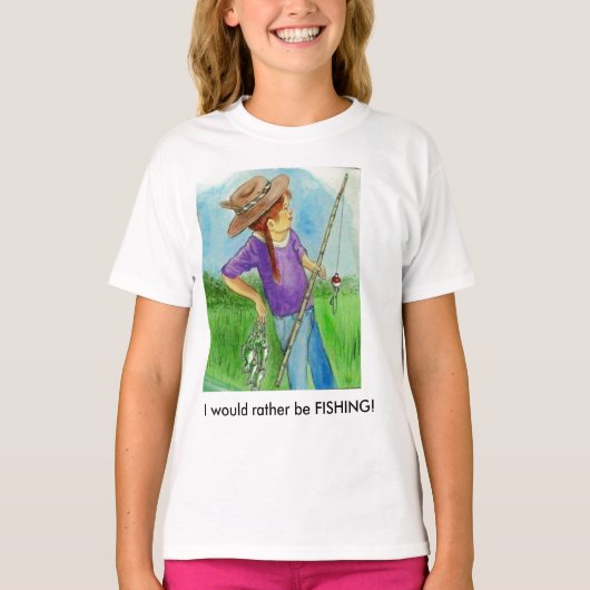 Fisher-girlie T-shirt (Voorkant)
