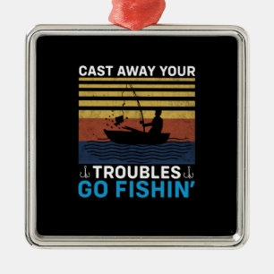 Fisher Go Vist Metalen Ornament