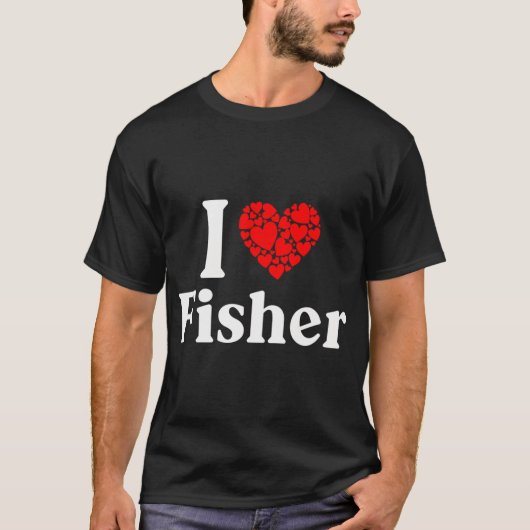 Fisher Hart - Ik hou van Fisher T-shirt (Voorkant)