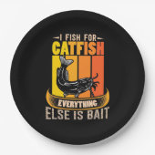 Fisher I Fish for Catfish Papieren Bordje (Voorkant)