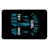 Fisher I Fish like a Girl Magneet (Horizontaal)