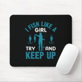 Fisher I Fish like a Girl Muismat (Met muis)