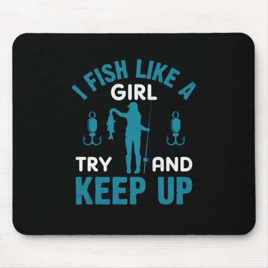 Fisher I Fish like a Girl Muismat (Voorkant)